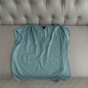 Seafoam green H&M blouse